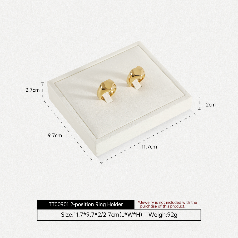 Yinbeini Durable Microfiber Jewelry Display Set Modular Design to Build Your Own Display Perfect for Boutiques Bridal Shops and Luxury Jewelry TT009