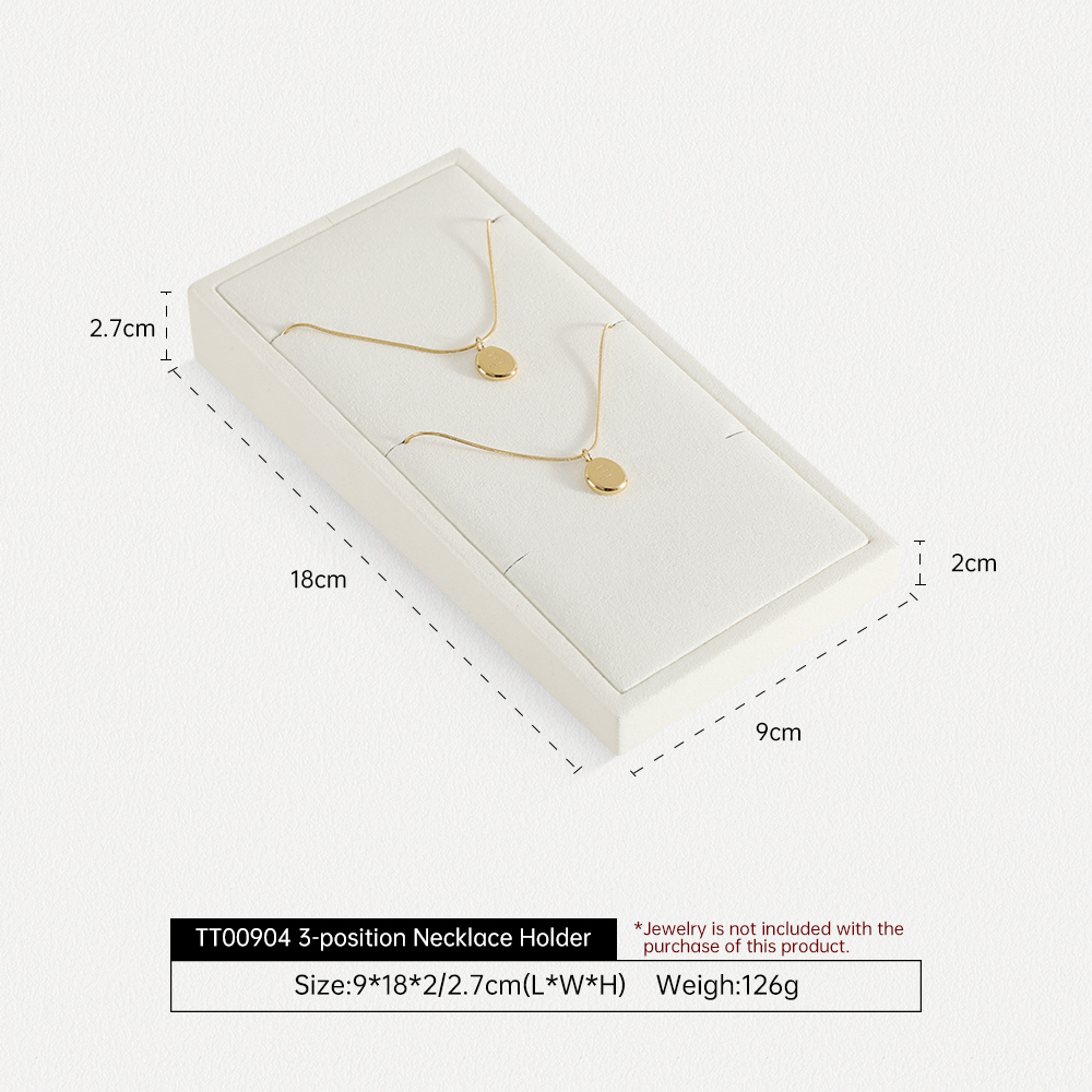 Yinbeini Durable Microfiber Jewelry Display Set Modular Design to Build Your Own Display Perfect for Boutiques Bridal Shops and Luxury Jewelry TT009
