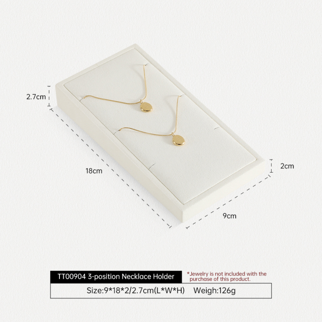 Yinbeini Durable Microfiber Jewelry Display Set Modular Design to Build Your Own Display Perfect for Boutiques Bridal Shops and Luxury Jewelry TT009