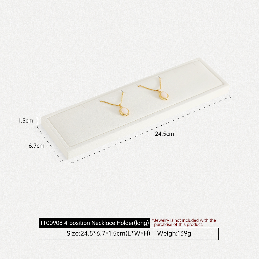 Yinbeini Durable Microfiber Jewelry Display Set Modular Design to Build Your Own Display Perfect for Boutiques Bridal Shops and Luxury Jewelry TT009