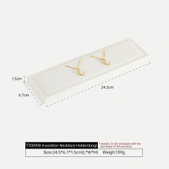 Yinbeini Durable Microfiber Jewelry Display Set Modular Design to Build Your Own Display Perfect for Boutiques Bridal Shops and Luxury Jewelry TT009