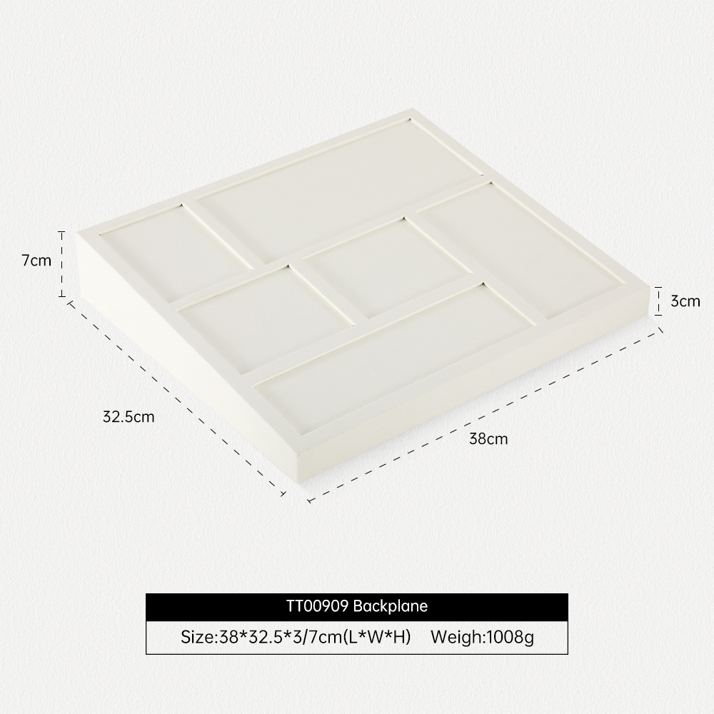 Yinbeini Durable Microfiber Jewelry Display Set Modular Design to Build Your Own Display Perfect for Boutiques Bridal Shops and Luxury Jewelry TT009