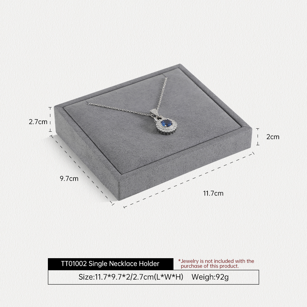 Yinbeini Durable Microfiber Jewelry Display Set Modular Design to Build Your Own Display Perfect for Boutiques Bridal Shops and Luxury Jewelry TT009