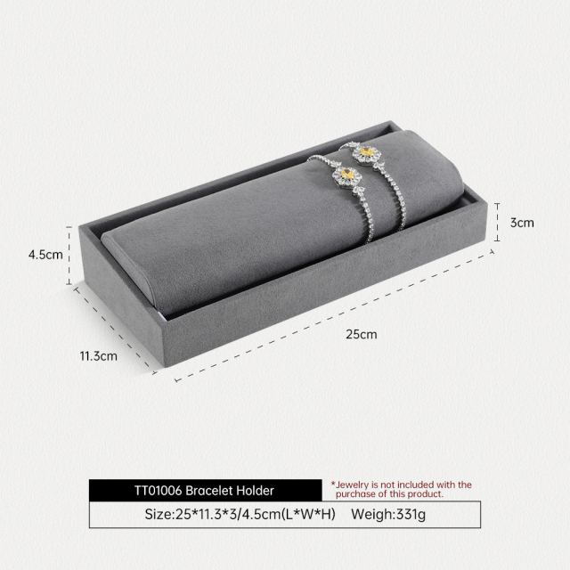 Yinbeini Durable Microfiber Jewelry Display Set Modular Design to Build Your Own Display Perfect for Boutiques Bridal Shops and Luxury Jewelry TT009