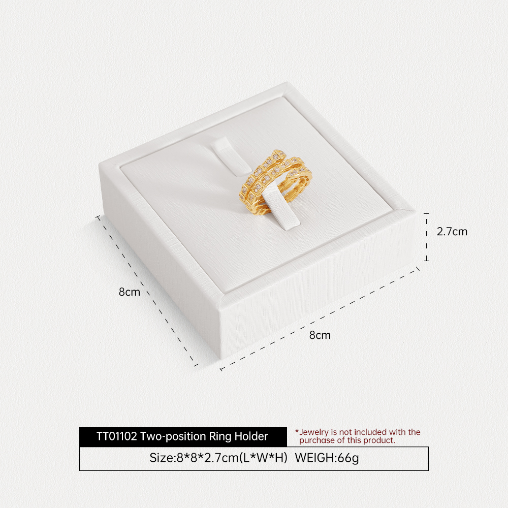Yinbeini Premium Customizable PU Leather Jewelry Display Set Multi Piece White Organizer for Complete Jewelry Collections Ideal TT011