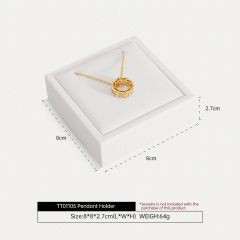 Yinbeini Premium Customizable PU Leather Jewelry Display Set Multi Piece White Organizer for Complete Jewelry Collections Ideal TT011