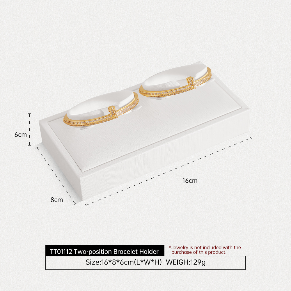 Yinbeini Premium Customizable PU Leather Jewelry Display Set Multi Piece White Organizer for Complete Jewelry Collections Ideal TT011