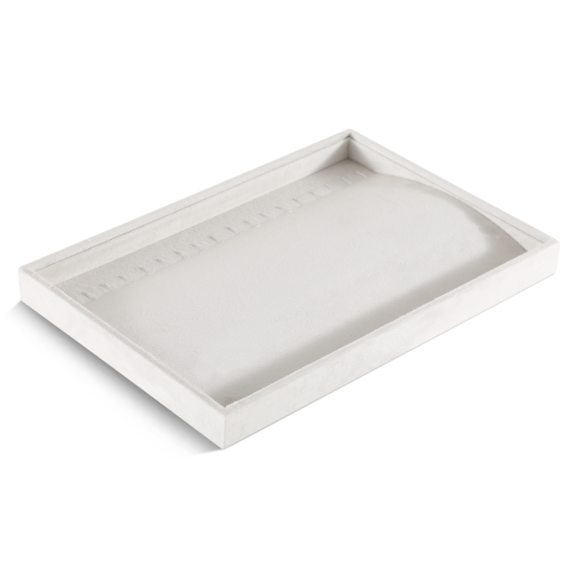 Yinbeini Velvet Ring Earring Bracelet Necklace Display Tray  Jewelry Organizer Tray Table Top Stackable Drawer Storage P036