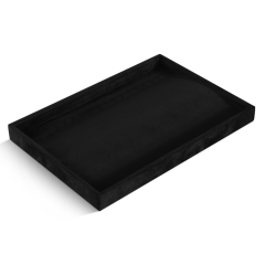 Yinbeini Velvet Ring Earring Bracelet Necklace Display Tray  Jewelry Organizer Tray Table Top Stackable Drawer Storage P036