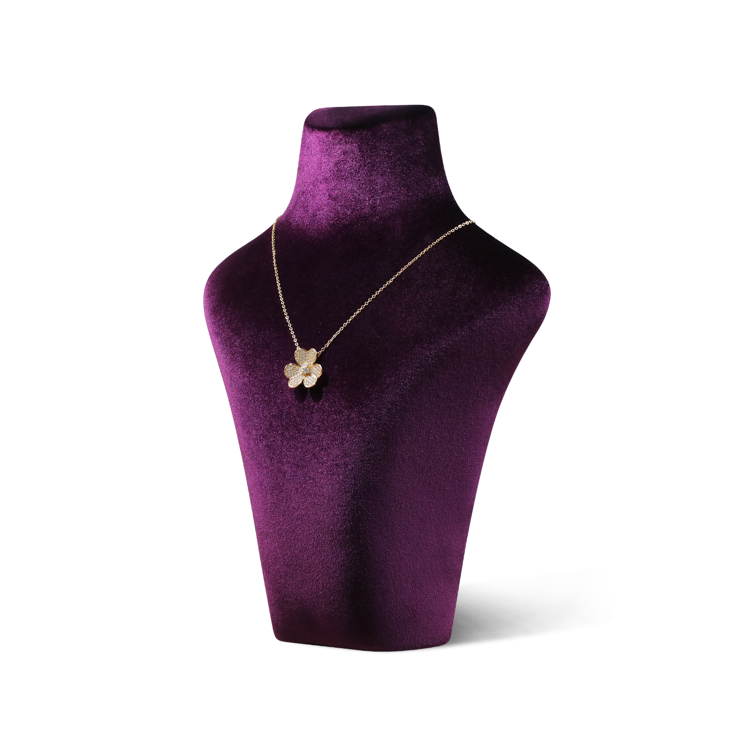 Yinbeini Velvet Necklace Display Stand Portrait Chest Jewelry Pendant Showcase Rack Counter Display Props jewelry counter  RB015