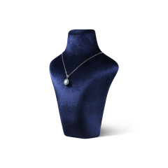 Yinbeini Velvet Necklace Display Stand Portrait Chest Jewelry Pendant Showcase Rack Counter Display Props jewelry counter  RB015