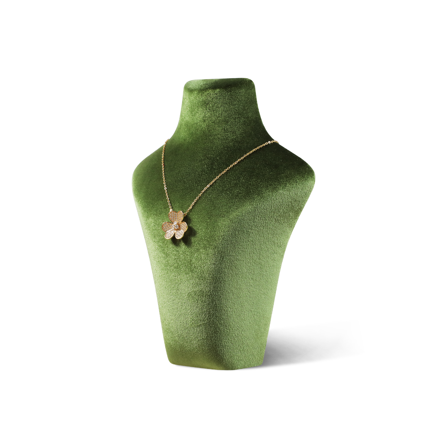 Yinbeini Velvet Necklace Display Stand Portrait Chest Jewelry Pendant Showcase Rack Counter Display Props jewelry counter  RB015
