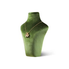 Yinbeini Velvet Necklace Display Stand Portrait Chest Jewelry Pendant Showcase Rack Counter Display Props jewelry counter  RB015