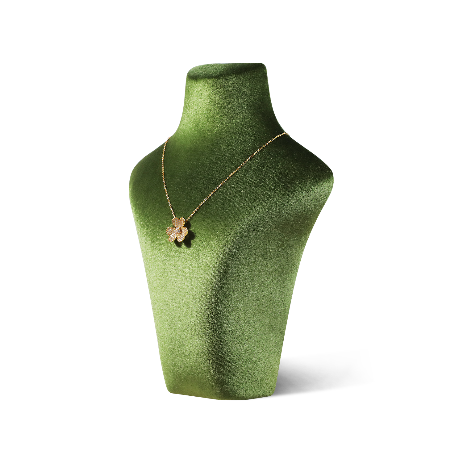 Yinbeini Velvet Necklace Display Stand Portrait Chest Jewelry Pendant Showcase Rack Counter Display Props jewelry counter  RB015