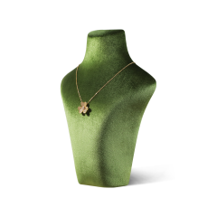 Yinbeini Velvet Necklace Display Stand Portrait Chest Jewelry Pendant Showcase Rack Counter Display Props jewelry counter  RB015