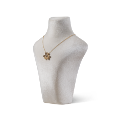 Yinbeini Velvet Necklace Display Stand Portrait Chest Jewelry Pendant Showcase Rack Counter Display Props jewelry counter  RB015