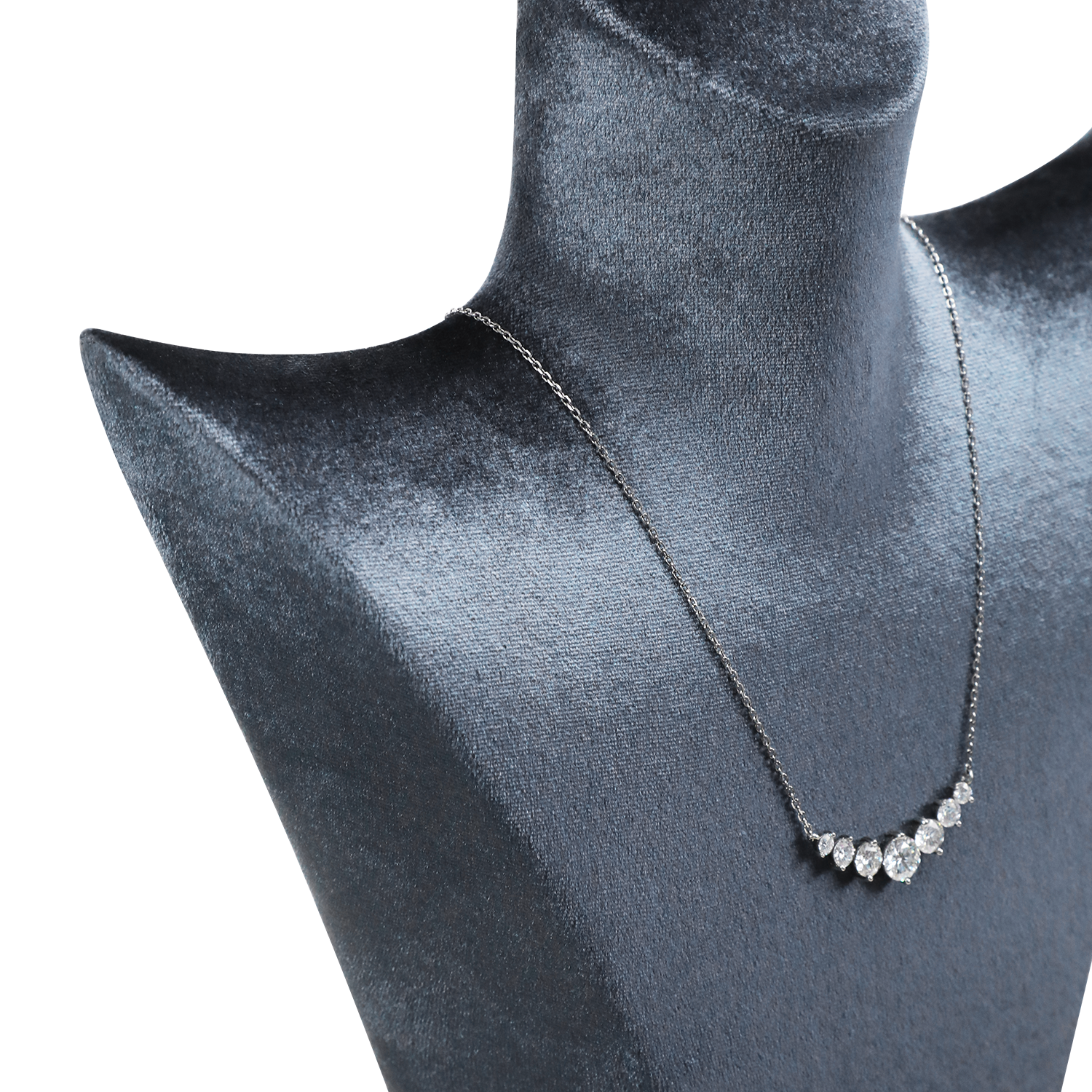 Yinbeini Green Velvet Necklace Display Bust Fresh Color for Bohemian and Nature Inspired Jewelry Ideal for Boho Boutiques and Summer Displays RB030