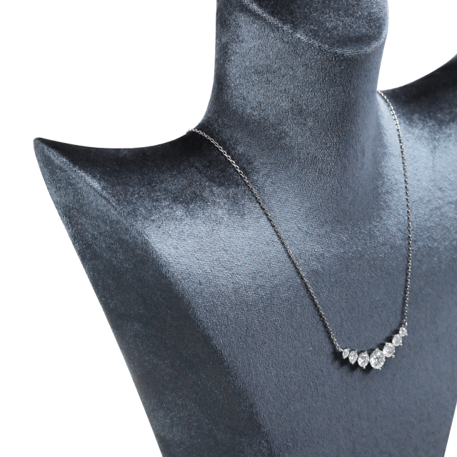 Yinbeini Green Velvet Necklace Display Bust Fresh Color for Bohemian and Nature Inspired Jewelry Ideal for Boho Boutiques and Summer Displays RB030