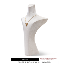 Yinbeini Patented Portrait Necklace Display Props Velvet Jewelry Chest Display Stand Pendant Showcase Holder RB031