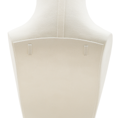 Yinbeini Microfiber  Mannequin Stand Jewelry Display Props Necklace Display Stand Portrait display stand Vertical jewelry counter Jeweler Beige RX007