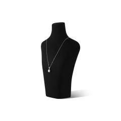 Yinbeini Microfiber Portrait display stand Necklace Display Stand Vertical Mannequin Stand Jewelry Display Props Jeweler's jewelry counter Light Beige RX001