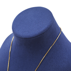 Yinbeini Microfiber  Mannequin Stand Jewelry Display Props Necklace Display Stand Portrait display stand Vertical jewelry counter Jeweler Beige RX007