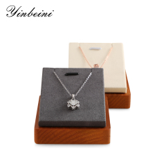 Yinbeini Solid Wood Jewelry Pendant Necklace Display Pendant Display Bracket Jewelry Pendant Storage Rack Necklace Storage