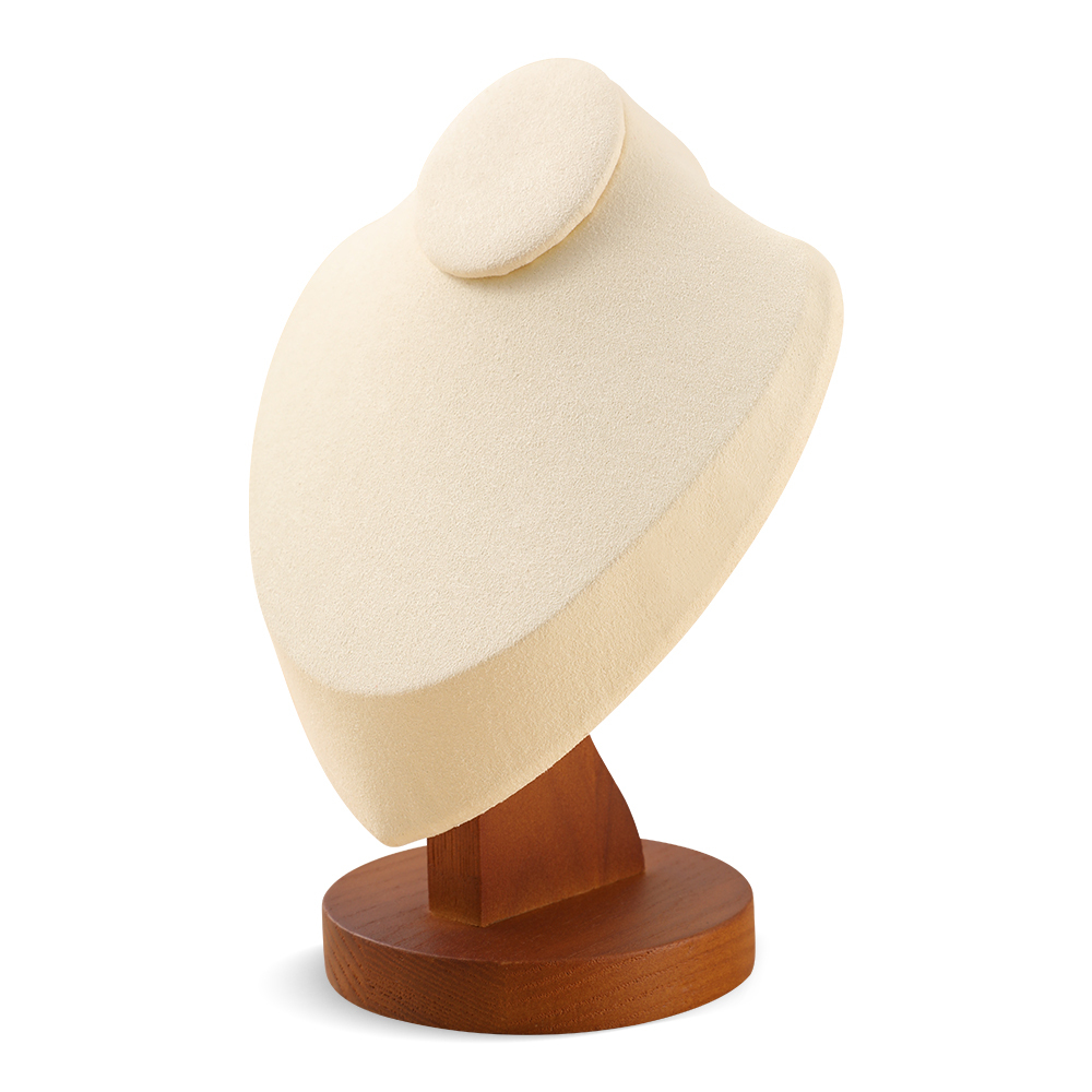 Yinbeini Solid wood necklace display stand bracelet pendant jewelry display stand portrait model neck counter display props