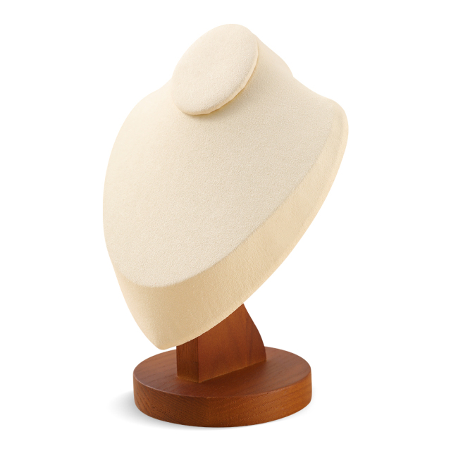 Yinbeini Solid wood necklace display stand bracelet pendant jewelry display stand portrait model neck counter display props