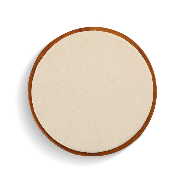 Yinbeini Wooden Earrings Bracelet Ring Organizer Jewelry Display Stand Watch Bangle Storage Holder Round Display Tray SM030
