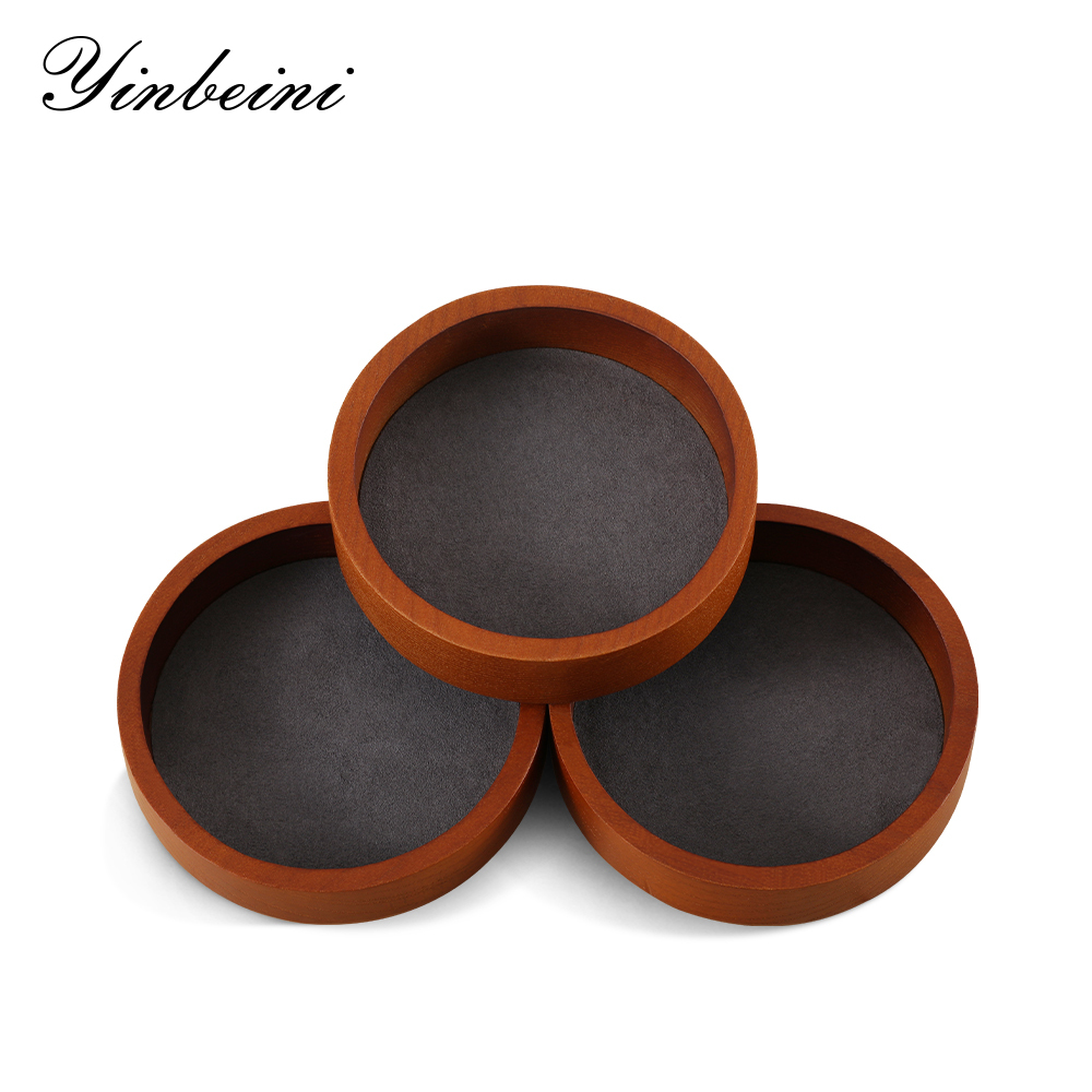 Yinbeini Elegant Wood Base Jewelry Display Kit for Luxury Jewelry Boutiques and High End Bracelet Jewelry Shows SM038
