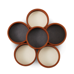 Yinbeini Elegant Wood Base Jewelry Display Kit for Luxury Jewelry Boutiques and High End Bracelet Jewelry Shows SM038
