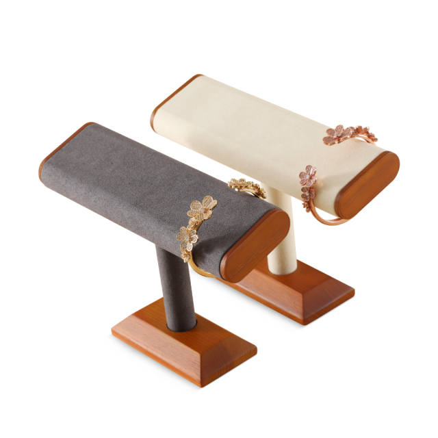 Yinbeini Natural Wood Jewelry Display Kit for Craft Fairs and Pop Up Shops Portable and Lightweight Watch Stand SM042