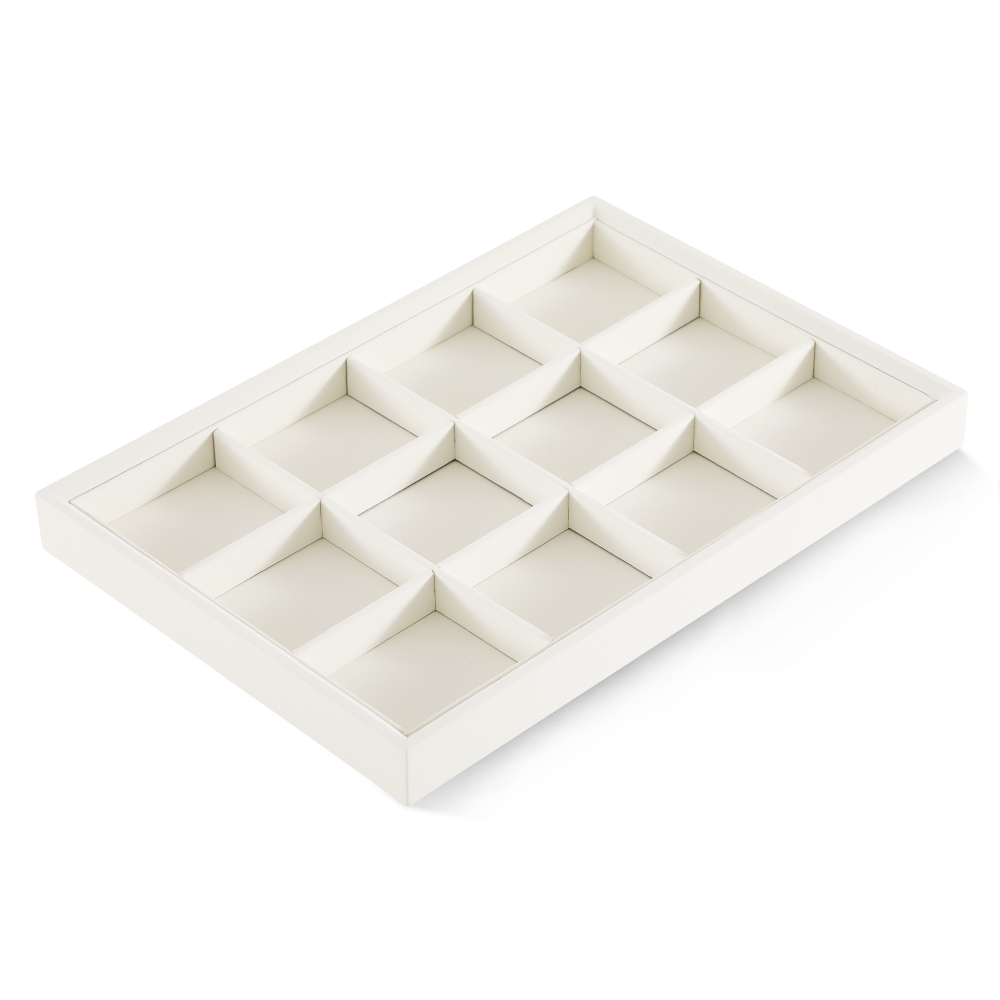 Yinbeini Pu leather  jewelry display tray ring earring necklace pendant tray jewelry display tray storage plate jeweler counter jewelry counter P006