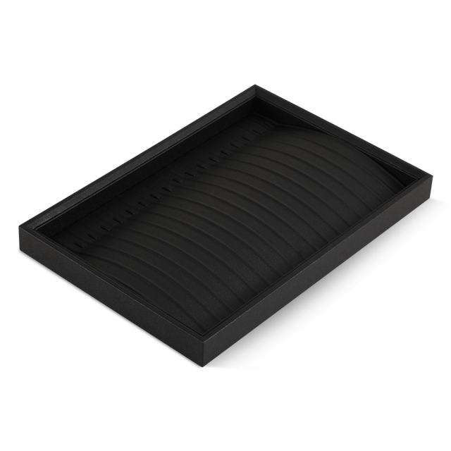 Yinbeini Pu leather  jewelry display tray ring earring necklace pendant tray jewelry display tray storage plate jeweler counter jewelry counter P006