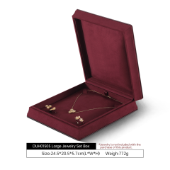 Yinbeini Velvet Slim Waist Black Jewelry Box for Jewelry Trade Shows Exhibitions and Craft Fairs H016