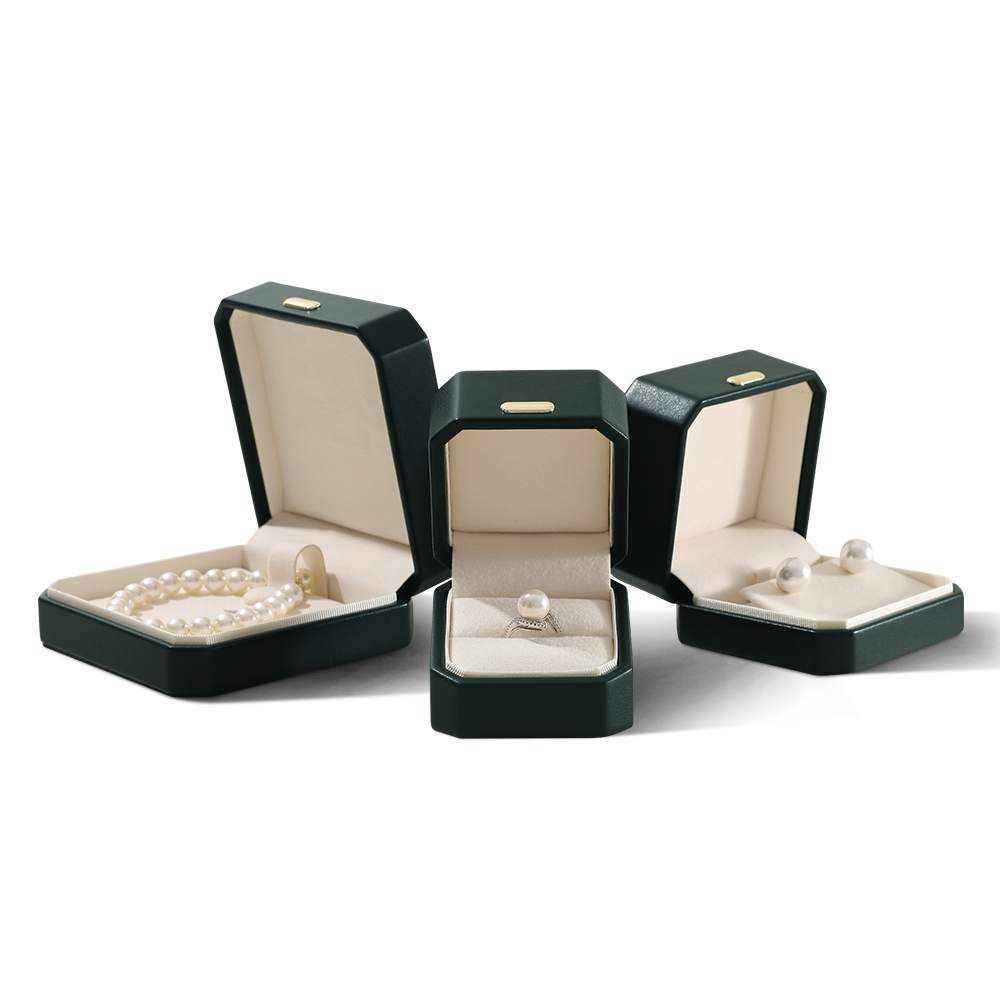 Yinbeini Premium PU Leather Jewelry Display Box for High End Jewelry Ideal for Luxury Boutiques Jewelry Shows and Wedding Exhibitions H019