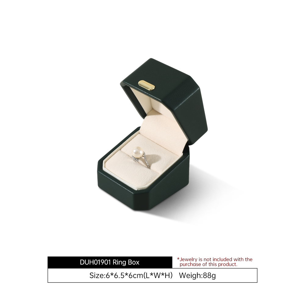 Yinbeini PU Leather Handmade Artisan Jewelry Display Box Set Highlight Unique Handcrafted Pieces H018