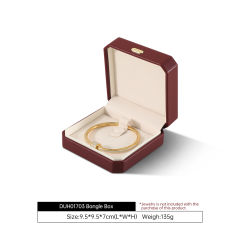 Yinbeini PU Leather Handmade Artisan Jewelry Display Box Set Highlight Unique Handcrafted Pieces H018