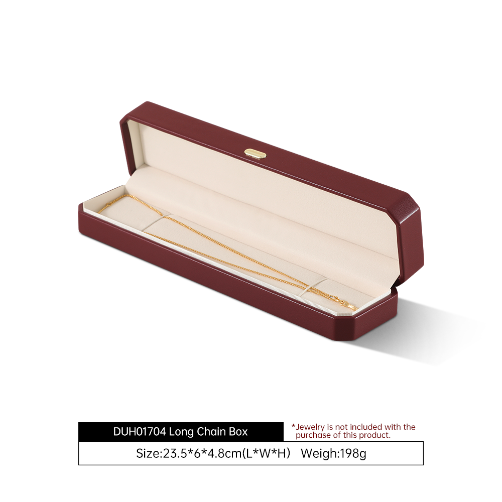 Yinbeini Premium PU Leather Jewelry Display Box for High End Jewelry Ideal for Luxury Boutiques Jewelry Shows and Wedding Exhibitions H019