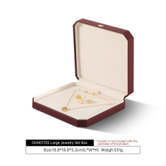 Yinbeini Premium PU Leather Jewelry Display Box for High End Jewelry Ideal for Luxury Boutiques Jewelry Shows and Wedding Exhibitions H019