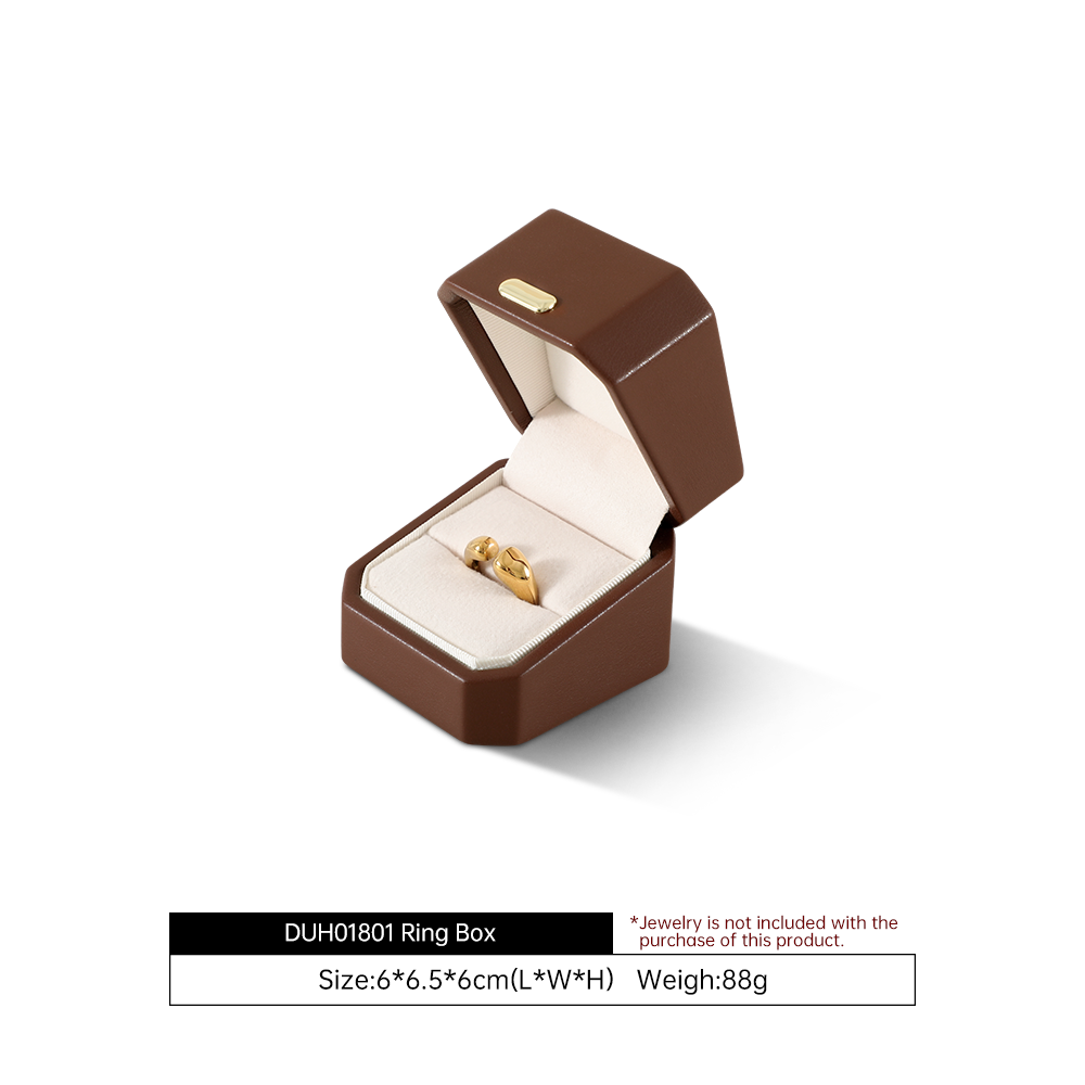 Yinbeini Premium PU Leather Jewelry Display Box for High End Jewelry Ideal for Luxury Boutiques Jewelry Shows and Wedding Exhibitions H019