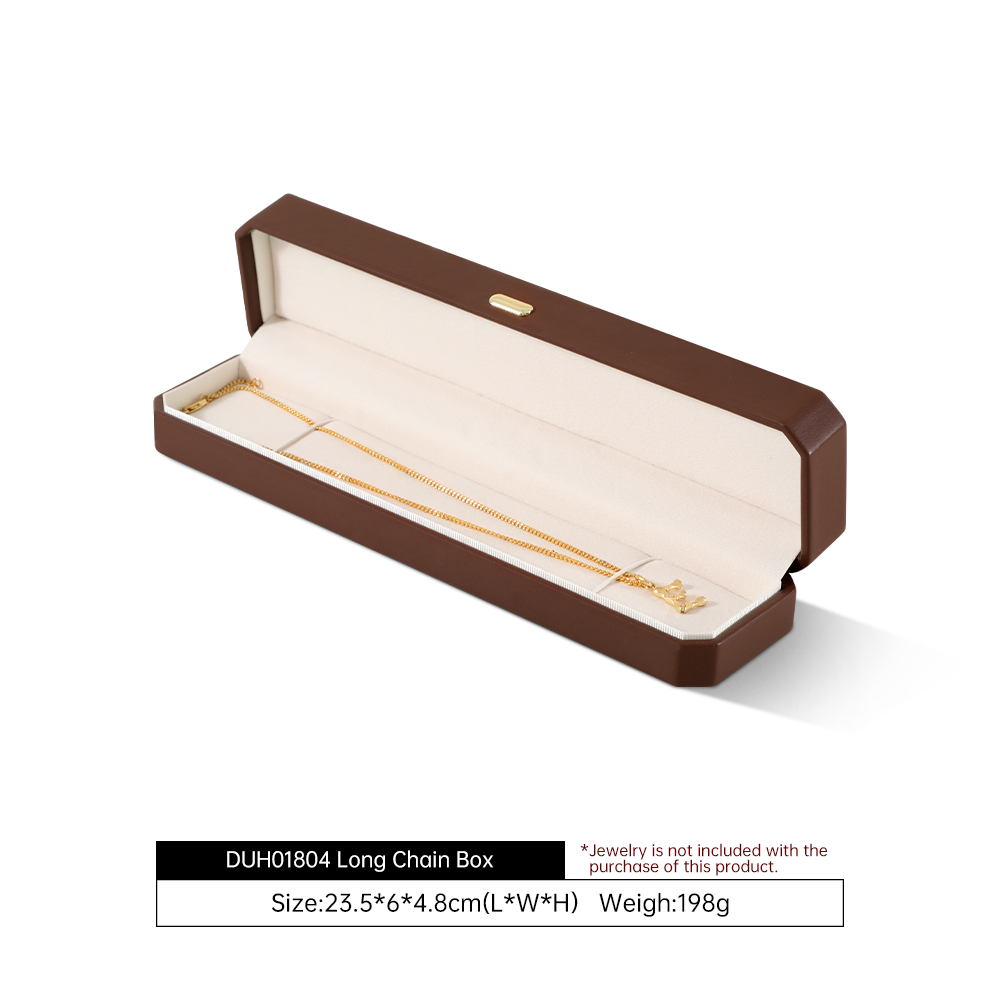 Yinbeini PU Leather Handmade Artisan Jewelry Display Box Set Highlight Unique Handcrafted Pieces H018