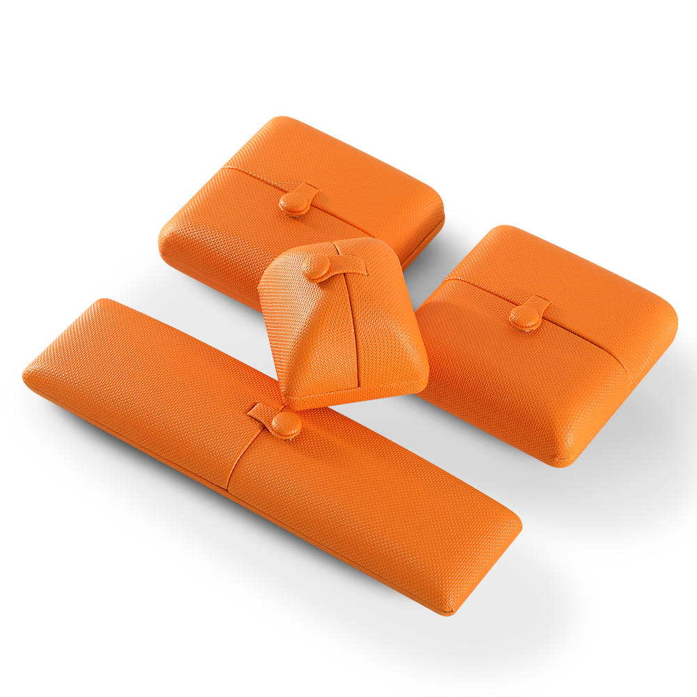 Yinbeini Window Layout Orange Jewelry Display Box Help Store Visual Merchandising Suitable for Mall Store Front Display H021