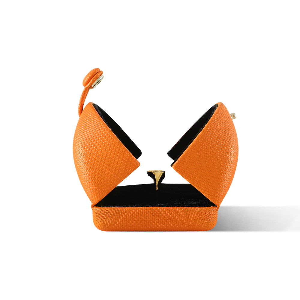 Yinbeini Window Layout Orange Jewelry Display Box Help Store Visual Merchandising Suitable for Mall Store Front Display H021