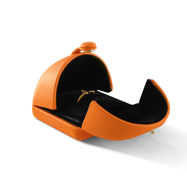 Yinbeini Window Layout Orange Jewelry Display Box Help Store Visual Merchandising Suitable for Mall Store Front Display H021
