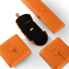 Yinbeini Window Layout Orange Jewelry Display Box Help Store Visual Merchandising Suitable for Mall Store Front Display H021