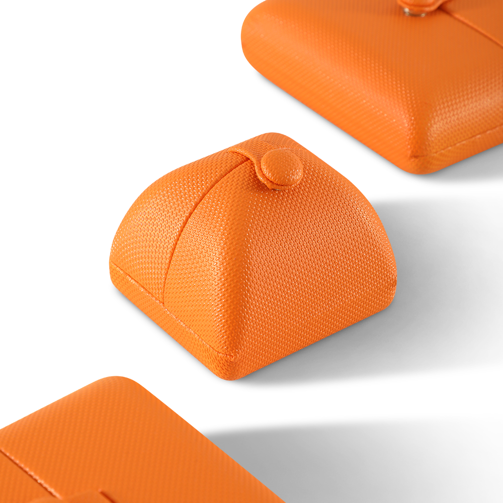 Yinbeini Window Layout Orange Jewelry Display Box Help Store Visual Merchandising Suitable for Mall Store Front Display H021