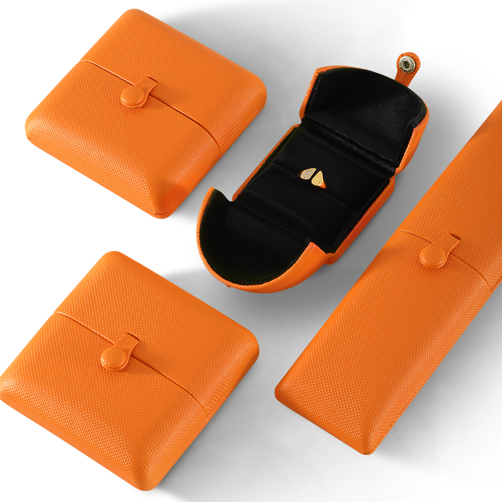 Yinbeini Window Layout Orange Jewelry Display Box Help Store Visual Merchandising Suitable for Mall Store Front Display H021