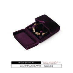Yinbeini Business Grade Velvet Jewelry Display Box Simple Atmospheric Style Stable Durable Structure for Long Term Daily Retail Use H034